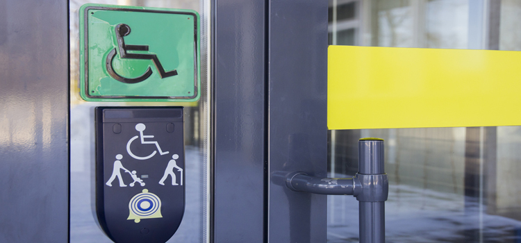 automatic handicap door opener in San Mateo